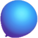 Mega Party Bucks Symbol modrého balónku