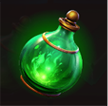 Merlin's Alchemy Symbol zeleného lektvaru
