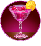 Strawberry Cocktail Symbol růžového koktejlu