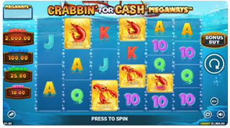 Crabbin' For Cash Megaways Hra