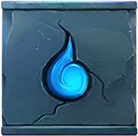 Atlantis Crush Symbol modré kapky
